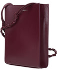Jil Sander Purple Leather Crossbody Bag