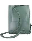 Jil Sander Green Leather Crossbody Bag