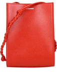 Jil Sander Red Leather Crossbody Bag