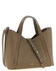 Furla Gray Calfskin Tote Bag
