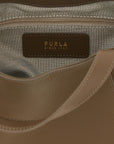Furla Gray Calfskin Tote Bag