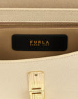 Furla White Calfskin Crossbody Bag
