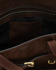 Moschino Brown Calfskin Handbag