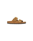 Birkenstock Brown Leather Flat Sandals