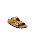 Birkenstock Brown Leather Flat Sandals