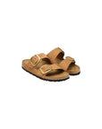 Birkenstock Brown Leather Flat Sandals