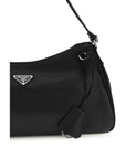 Prada Black Calf Leather Bos Taurus Shoulder Bag
