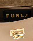 Furla Beige Calfskin Crossbody Bag