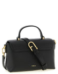 Furla Black Calfskin Handbag