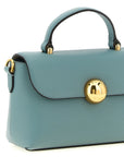 Furla Blue Calfskin Handbag