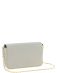 Furla Gray Calfskin Crossbody Bag