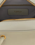 Furla Gray Calfskin Handbag
