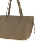 Furla Gray Calfskin Tote Bag