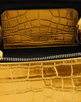 The Attico Gold Bovine Leather Handbag