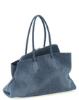 The Attico Blue Cotton Shoulder Bag