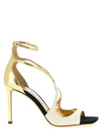 Jimmy Choo Multicolor Leather Stiletto Heel Sandals