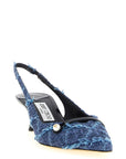 Jimmy Choo Multicolor Tencel Mid Heel Pumps