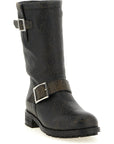 Jimmy Choo Black Leather Ankle Boots