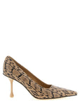Jimmy Choo Brown Leather High Heel Pumps