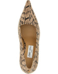 Jimmy Choo Brown Leather High Heel Pumps