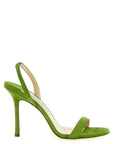 Jimmy Choo Bicolor Leather Stiletto Heel Sandals