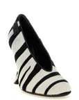 Moschino Bicolor Calfskin High Heel Pumps