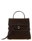 Moschino Brown Calfskin Handbag