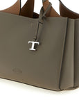 Tod's Gray Calfskin Handbag