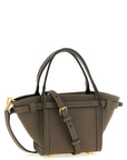 Tod's Gray Calfskin Tote Bag