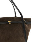 Tod's Brown Calfskin Tote Bag