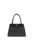 Prada Black Calf Leather Bos Taurus Handbag