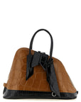 The Attico Brown Calf Leather Bos Taurus Handbag