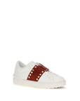 Valentino Garavani White Calf Leather Bos Taurus Low Top Sneakers