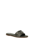 Valentino Garavani Bicolor Calf Leather Bos Taurus Flat Sandals