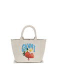 Ganni Beige Polyester Shoulder Bag