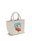 Ganni Beige Polyester Shoulder Bag