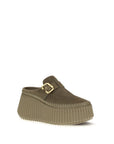 Chloé Bicolor Calf Leather Bos Taurus Mules