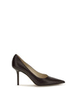 Jimmy Choo Brown Calf Leather Bos Taurus High Heel Pumps