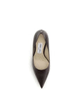 Jimmy Choo Brown Calf Leather Bos Taurus High Heel Pumps