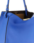 Fendi Blue Calfskin Handbag