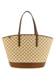 Gucci Brown Cotton Handbag