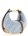 Fendi Blue Cotton Handbag
