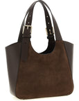 Furla Brown Calfskin Handbag