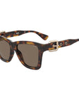 Moschino Brown Acetate Sunglasses