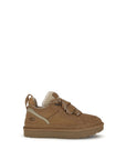 UGG Brown Leather Platform Sneakers