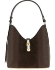 Furla Brown Calfskin Shoulder Bag