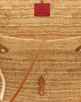 Christian Louboutin Beige Raffia Tote Bag