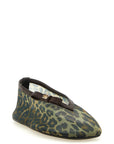 Ganni Brown Nylon Ballet Flats