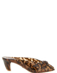 Chloé Brown Polyurethane Mid Heel Pumps