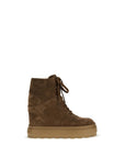 Casadei Brown Rubber Chunky Sneakers